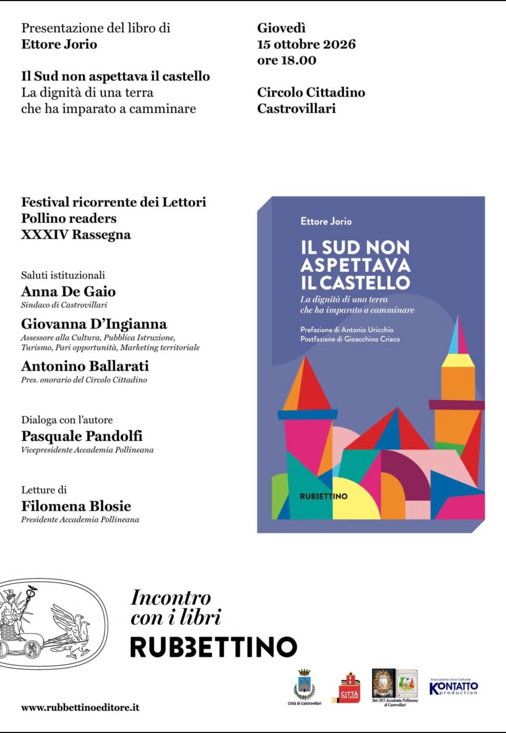 Locandina libro Jorio